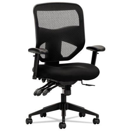 HON VL532 Mesh High-Back Task Chair, Supports Up to 250 lbs., Black Seat/Black BACK, Black Base
