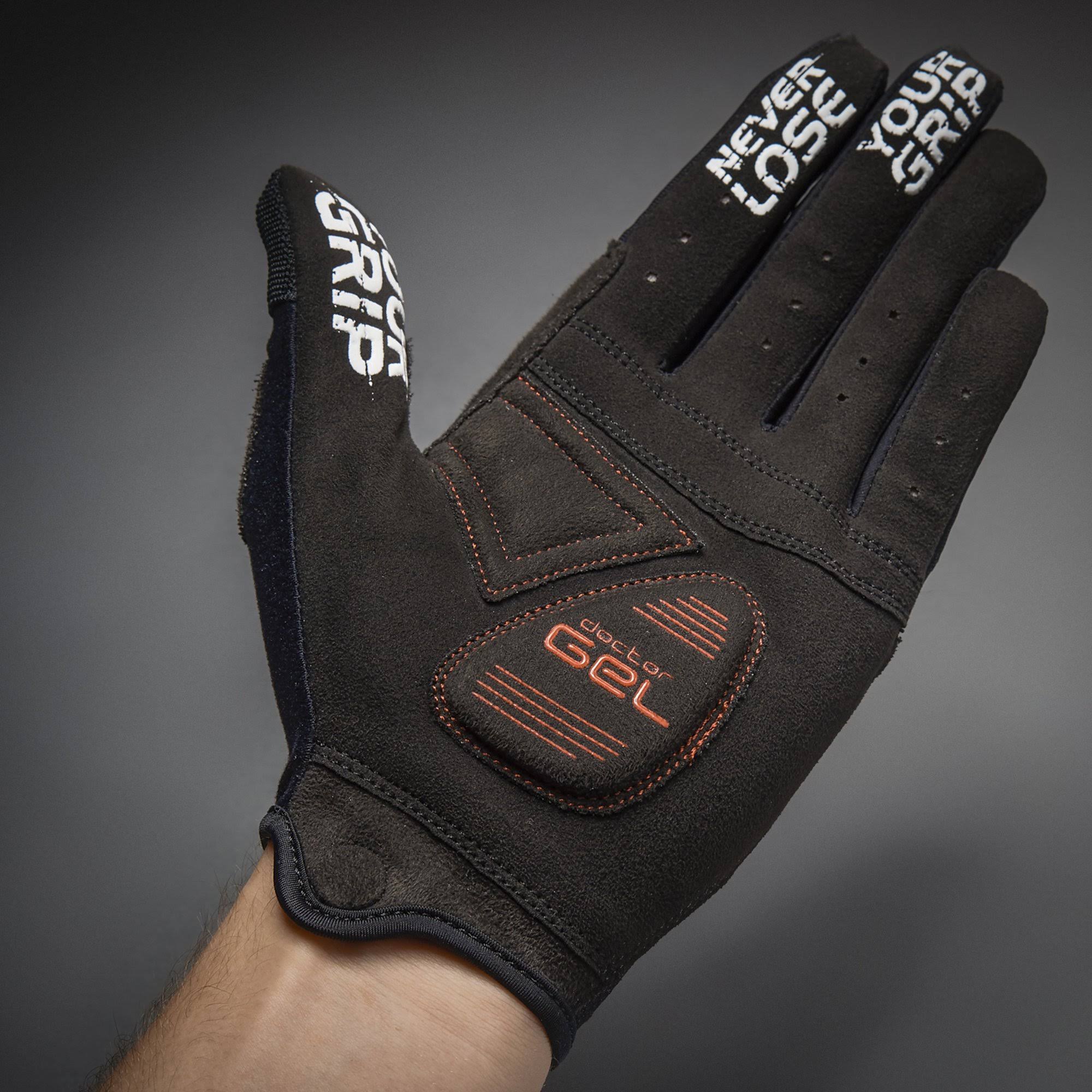 GripGrab Supergel XC Touchscreen Full Finger Glove XL Black Gloves