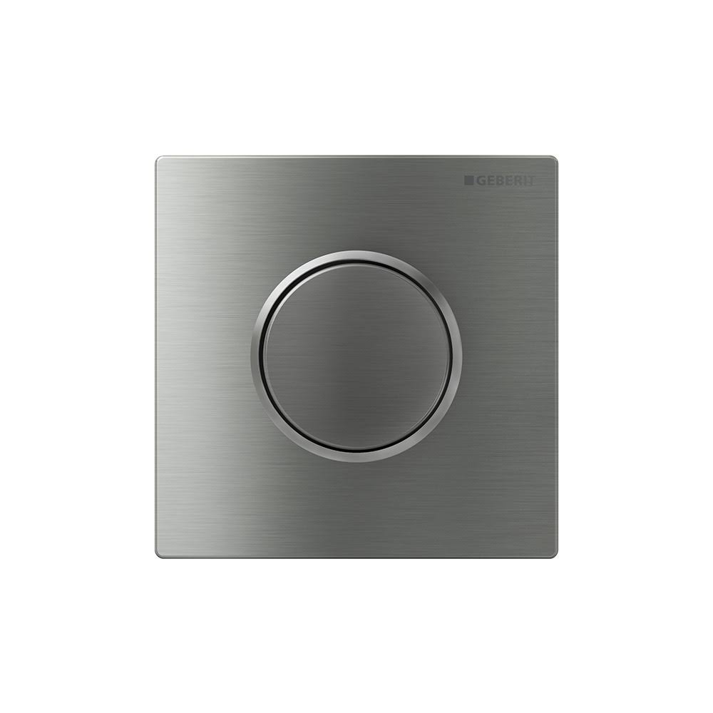 Geberit 116.015.SN.1 Urinal Flush Plate Brushed Stainless Steel Pneumatic Actuator