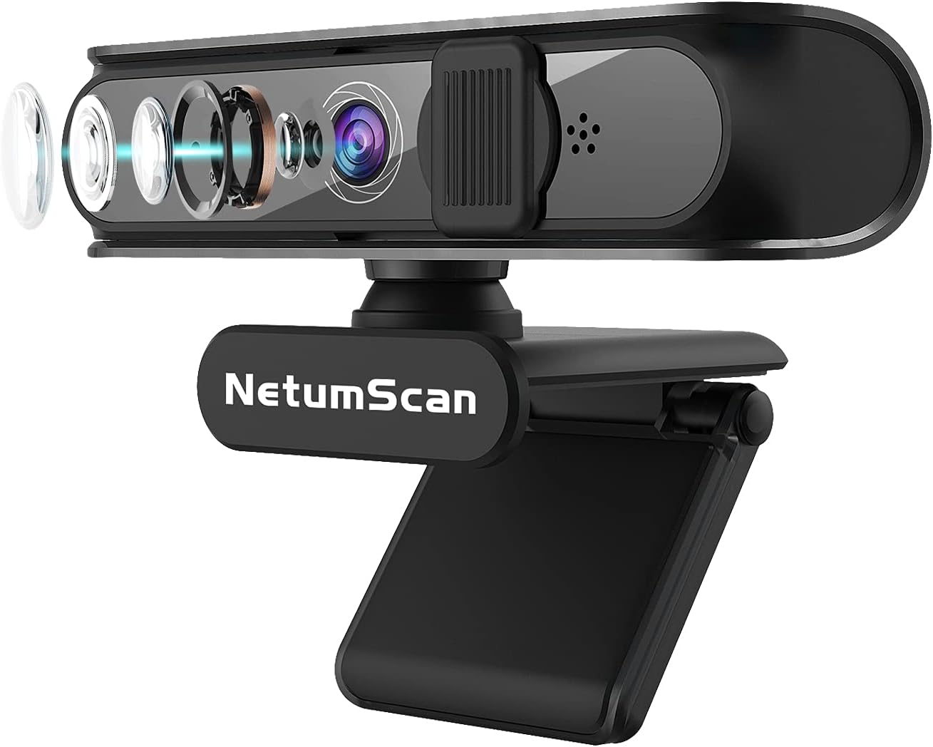 AutoFocus HD 1080P Webcam with Dual Microphone & Privacy Cover, NetumScan Business Webcam USB Web Camera with Wide Angle for Desktop or Laptop Streaming/Video Conferencing/Online Learning (60FPS) Pack of 2