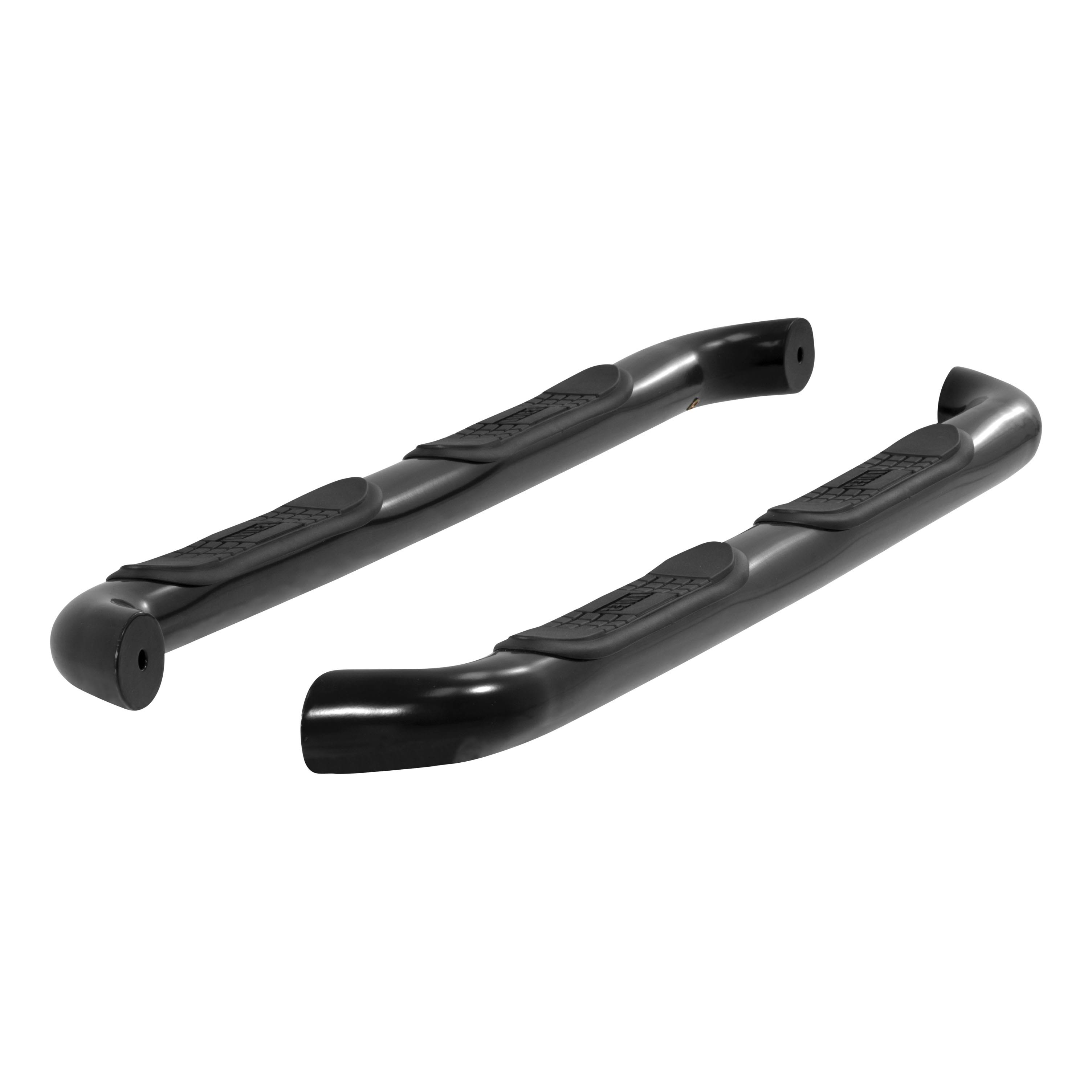 Aries 3 inch Round Side Bars | 202008 | Black | Toyota Tacoma