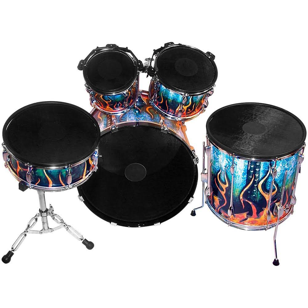 Pintech Double Zone Acoustic to Electronic Drum Conversion Kit 10-14 in.