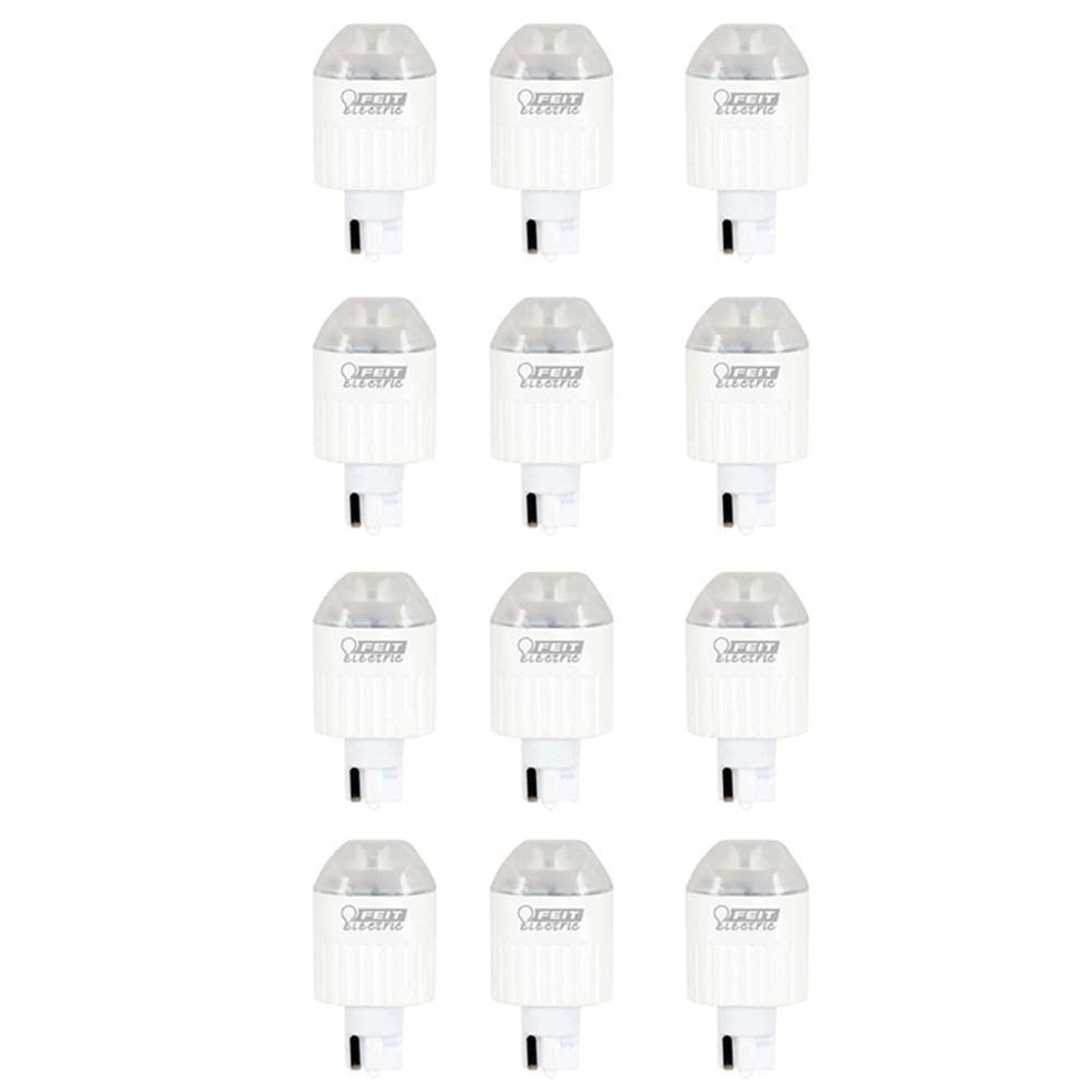 Feit Electric 10-Watt Equivalent Warm White T5 LED Wedge Base 12-Volt Landscape Gardening Light Bulb (12-Pack)