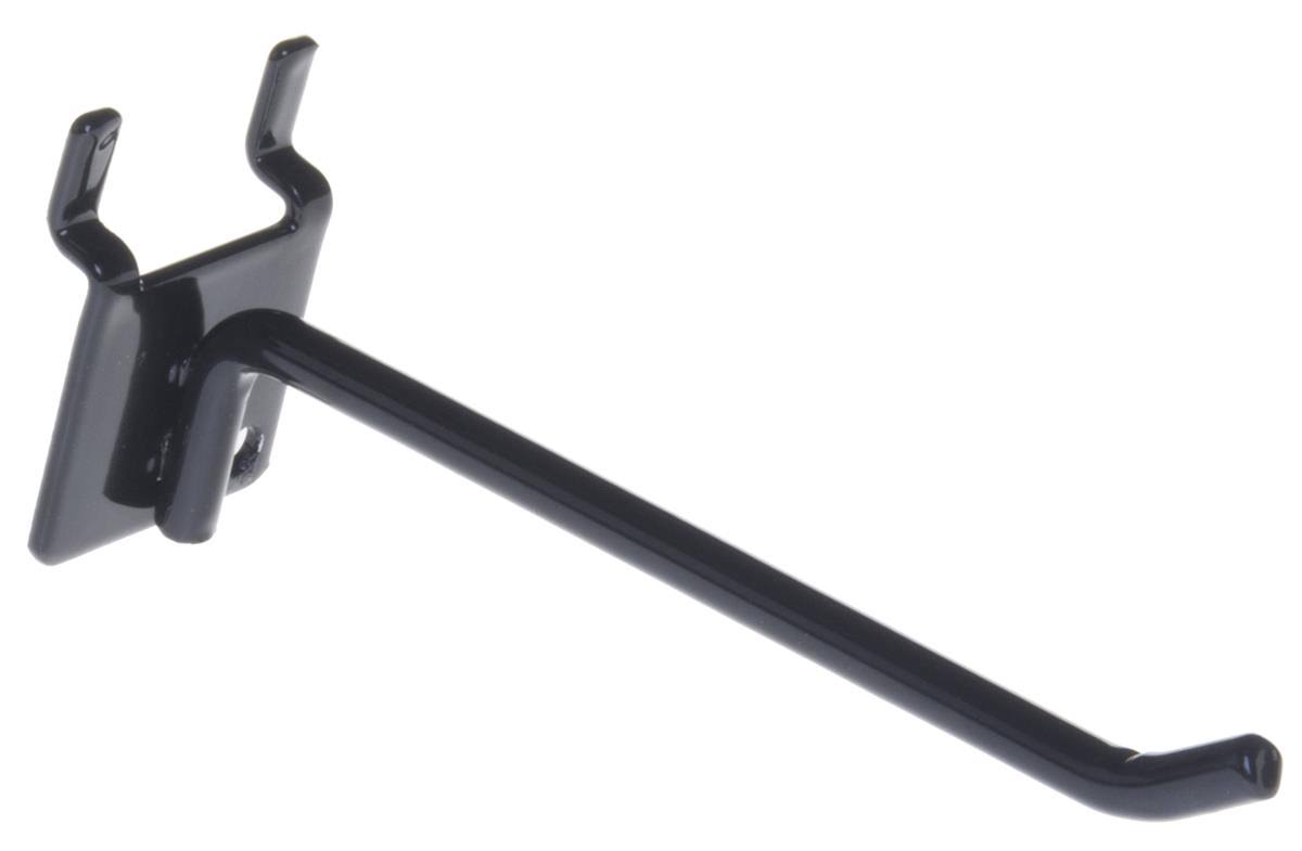 Set of 60 Peg Hooks for Pegboard, 4 inch, Black (Steel) (pegh4bk)