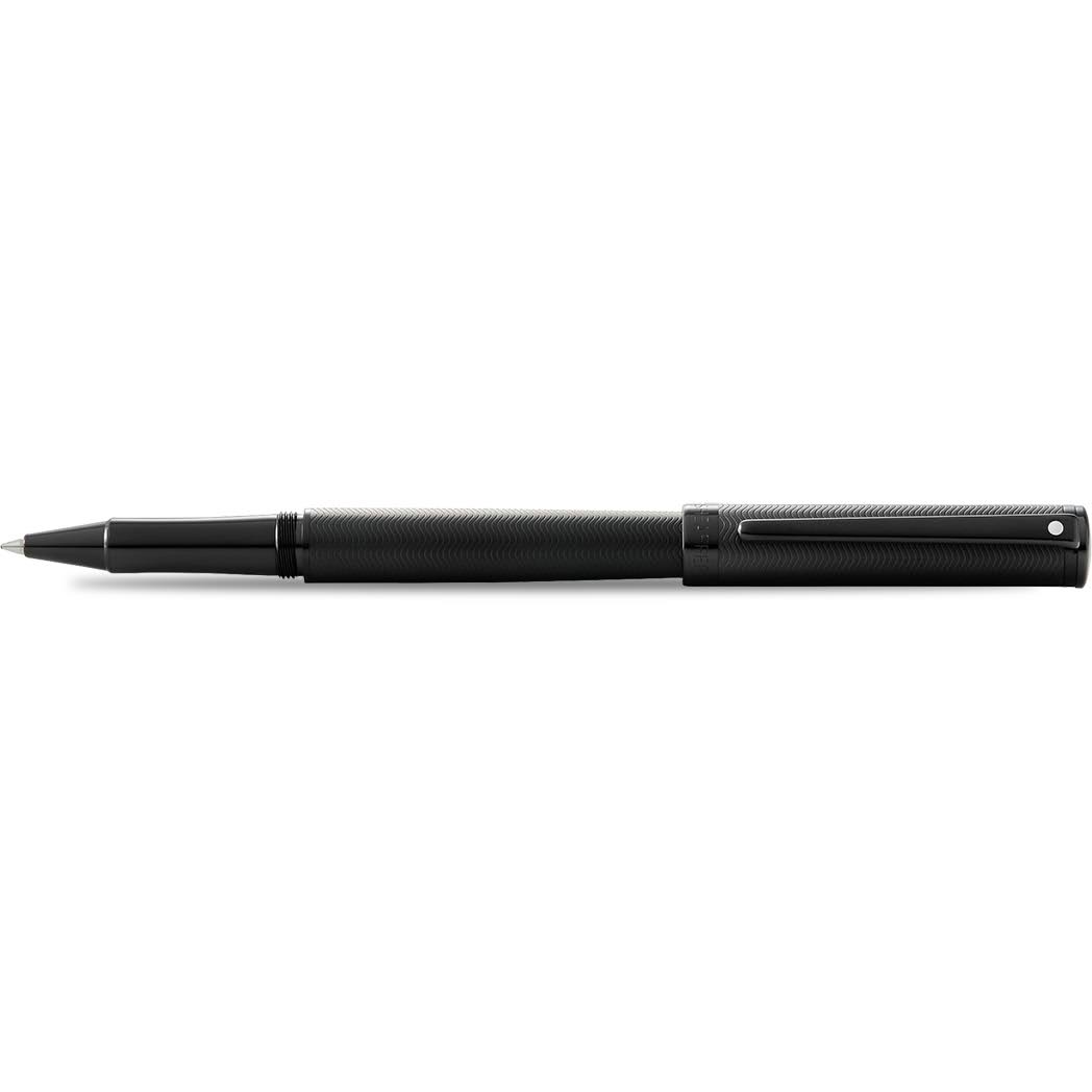 Sheaffer Intensity Engraved Matte Black PVD Rollerball Pen