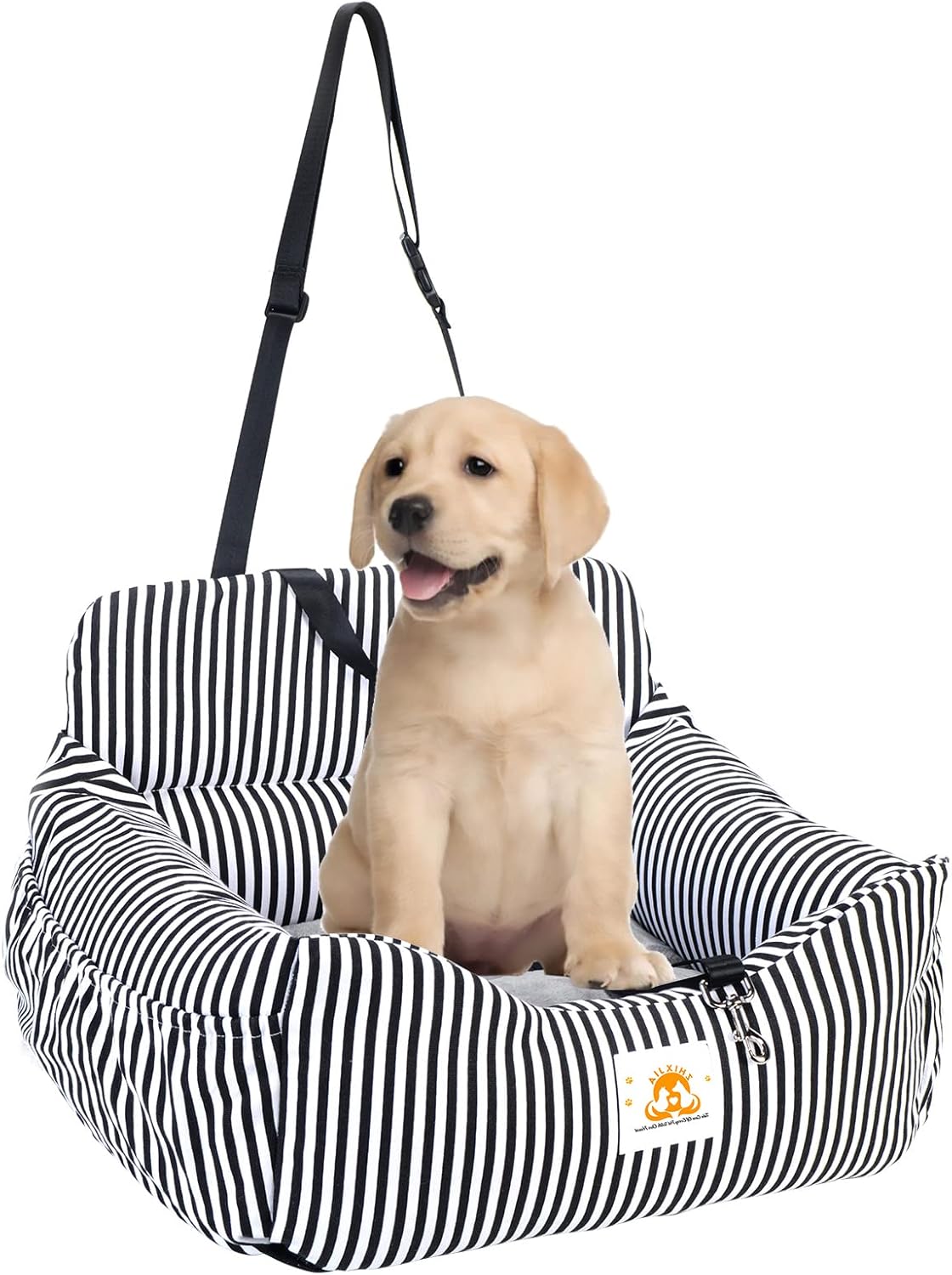 Dog Car Seat,Dog Car Seats for Small Dogs Travel Bed,Pet Booster Seat with Storage Pocket and Safety Leash,Detachable Washable Puppy Pet Car Seat for SUVs/Trucks Front Back