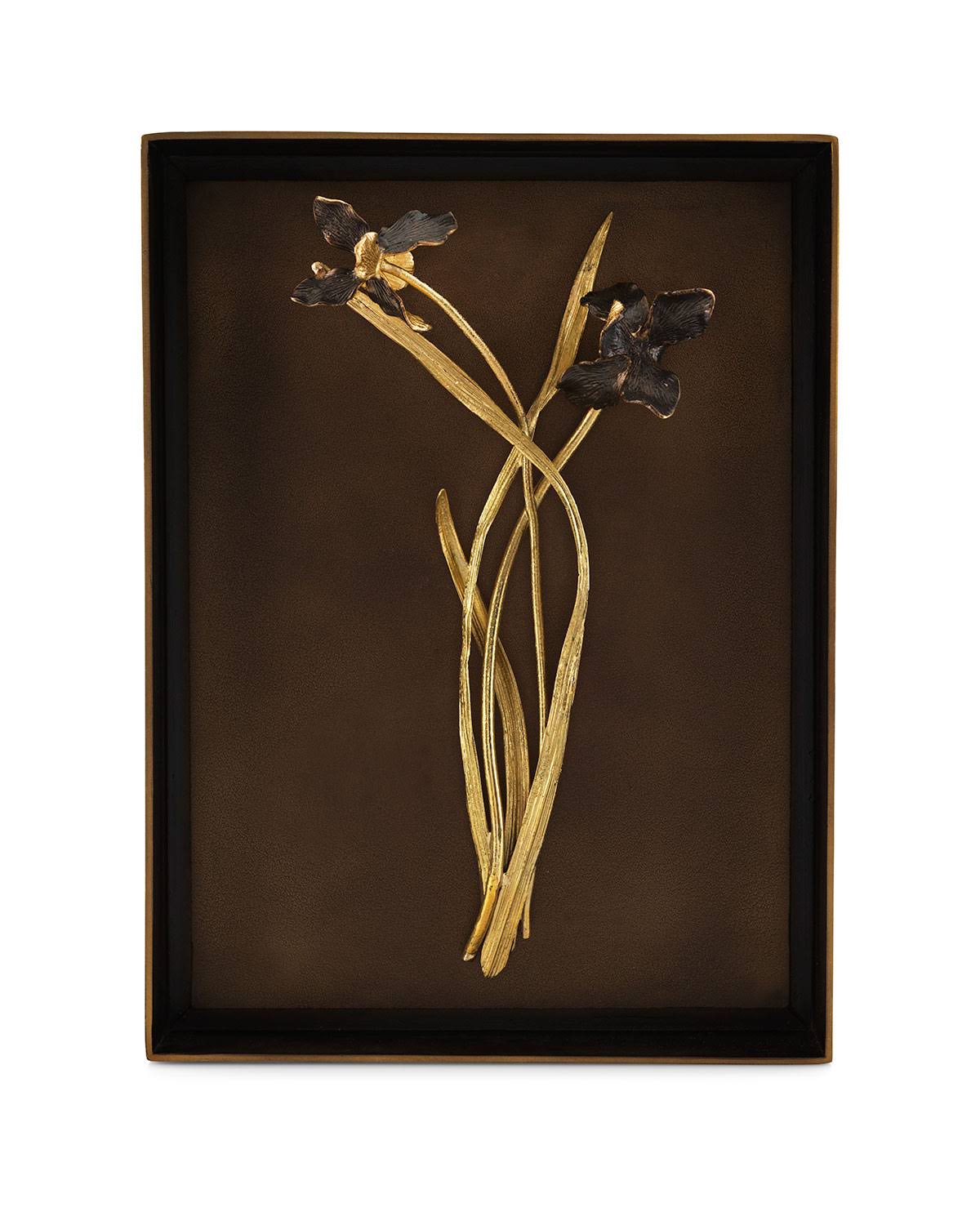Michael Aram Black Iris Shadow Box