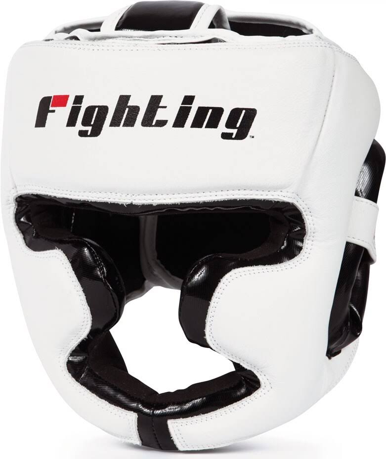 Fighting Sports S2 Gel Full Face Training Headgear Large White Black