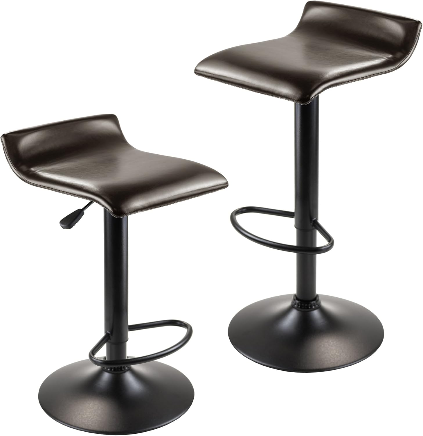 Winsome Pairs Stool, Espresso/Black