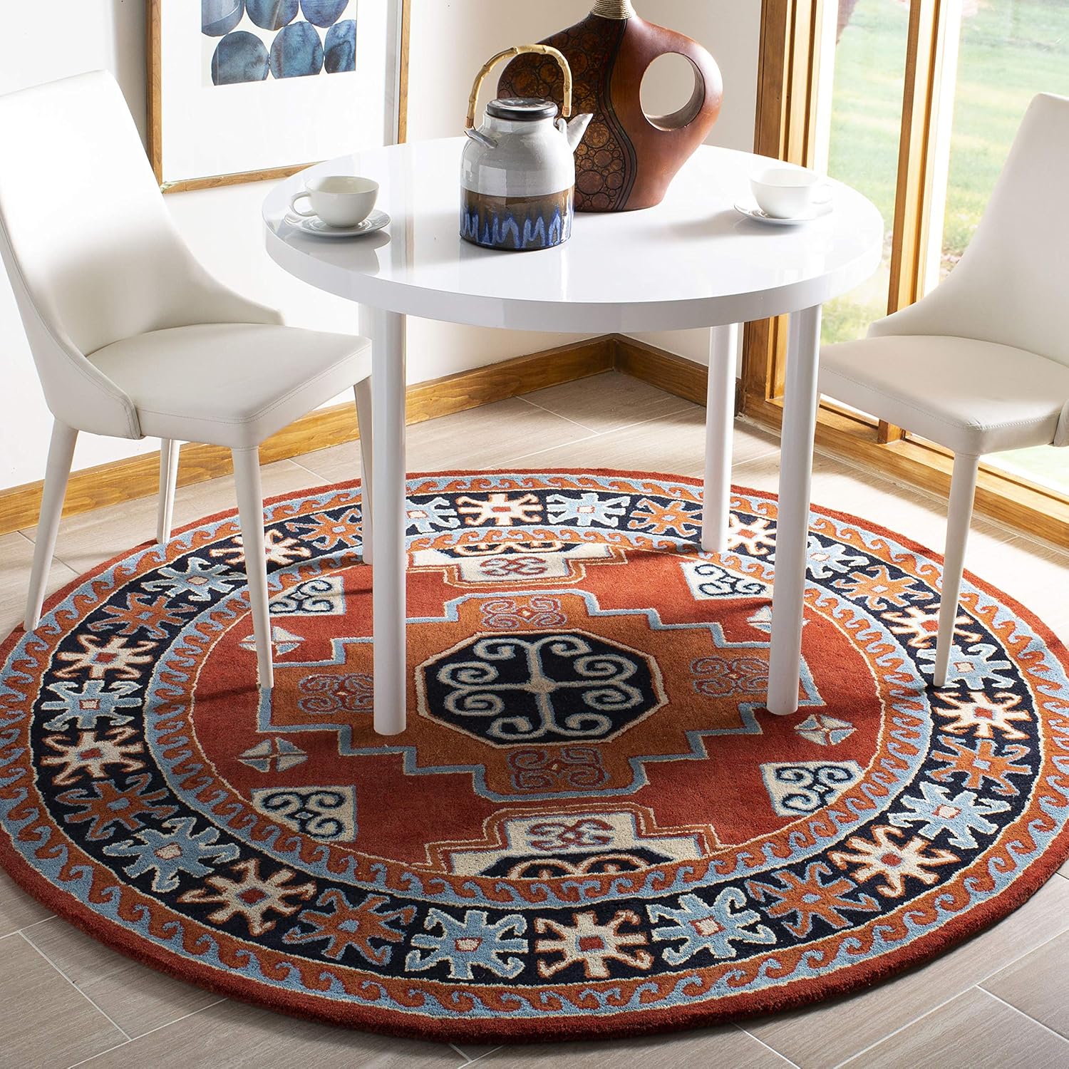 Safavieh Heritage Collection HG744Q Handmade Traditional Oriental Premium Wool Runner, 2'3