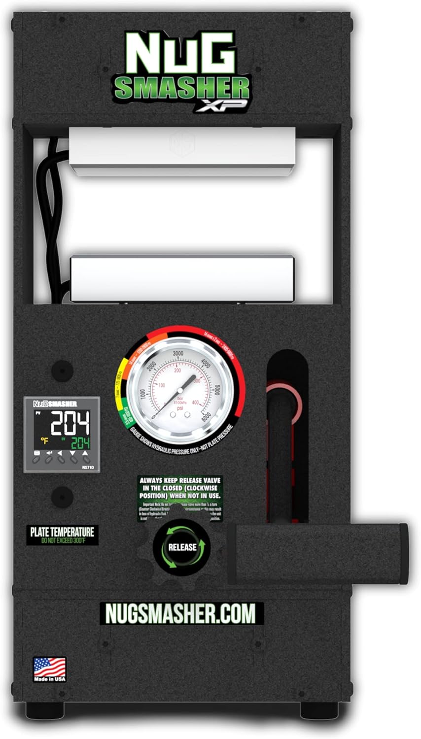 NS XP Hydraulic Heat Press, Pressure Gauge, Calculator Tool, 6