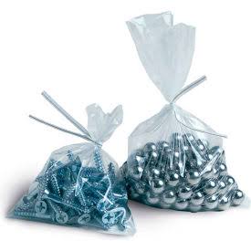 Flat Poly Bags 4x22W x 8x22L 2 Mil Clear 2,000 Pack