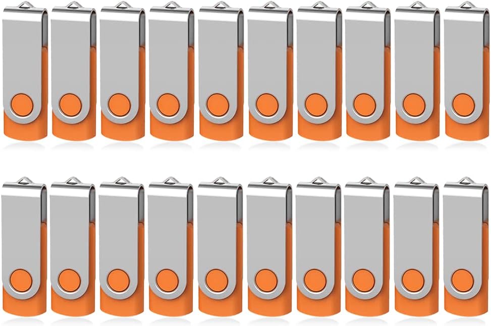 AreTop 32GB Flash Drive 10 Pack, USB 2.0 32GB Pendrive Memory Stick 32GB Thumb Drives(10 Pack 32GB, 10 Mix-Colors) Pack of 2