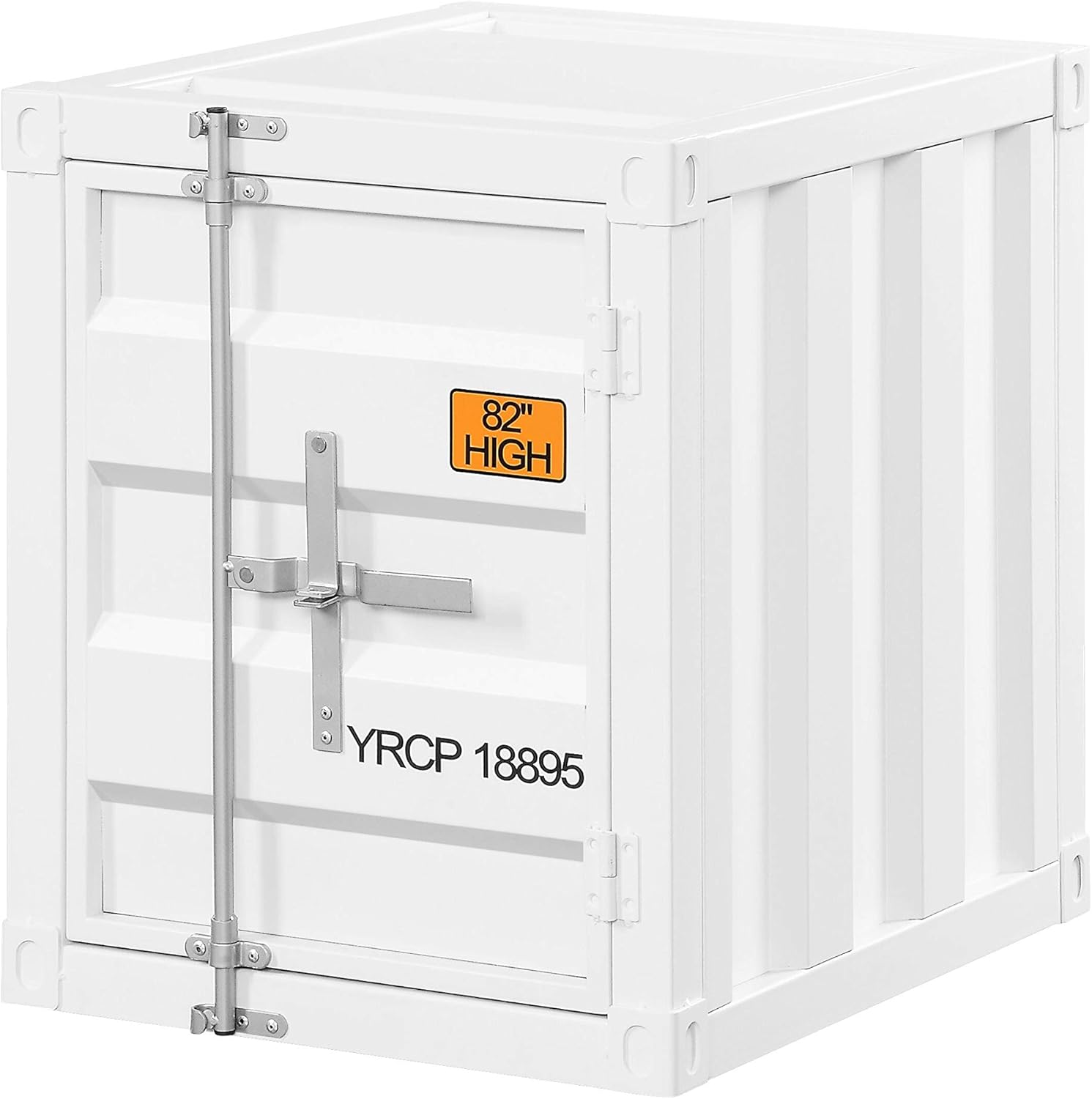 ACME Cargo End Table - - White