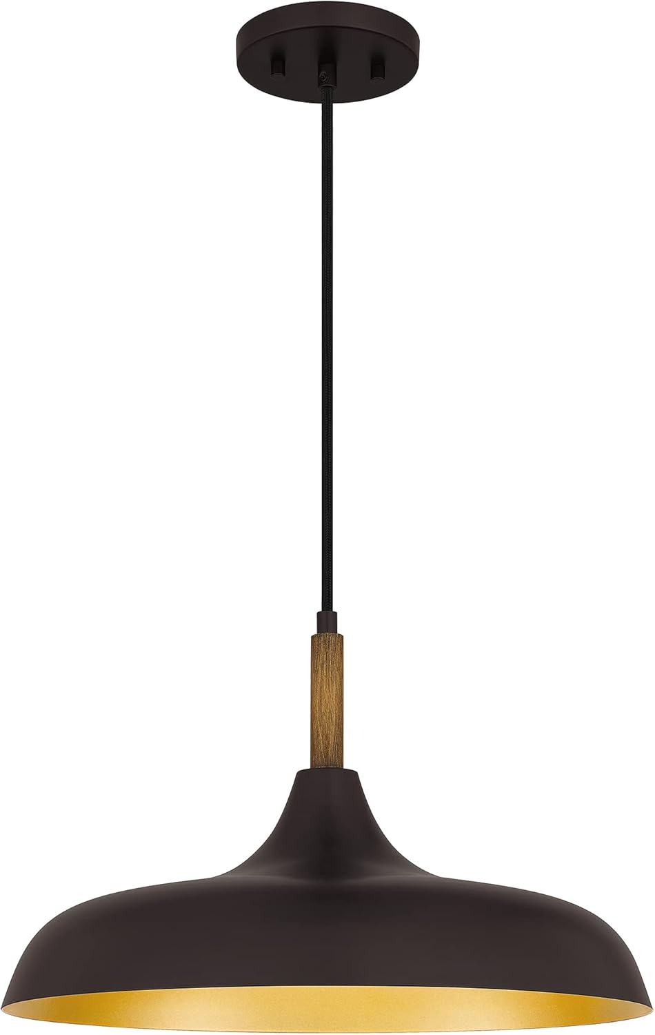 Ashley Harbour ASH32635A Lawson 1-Light Matte Black Pendant