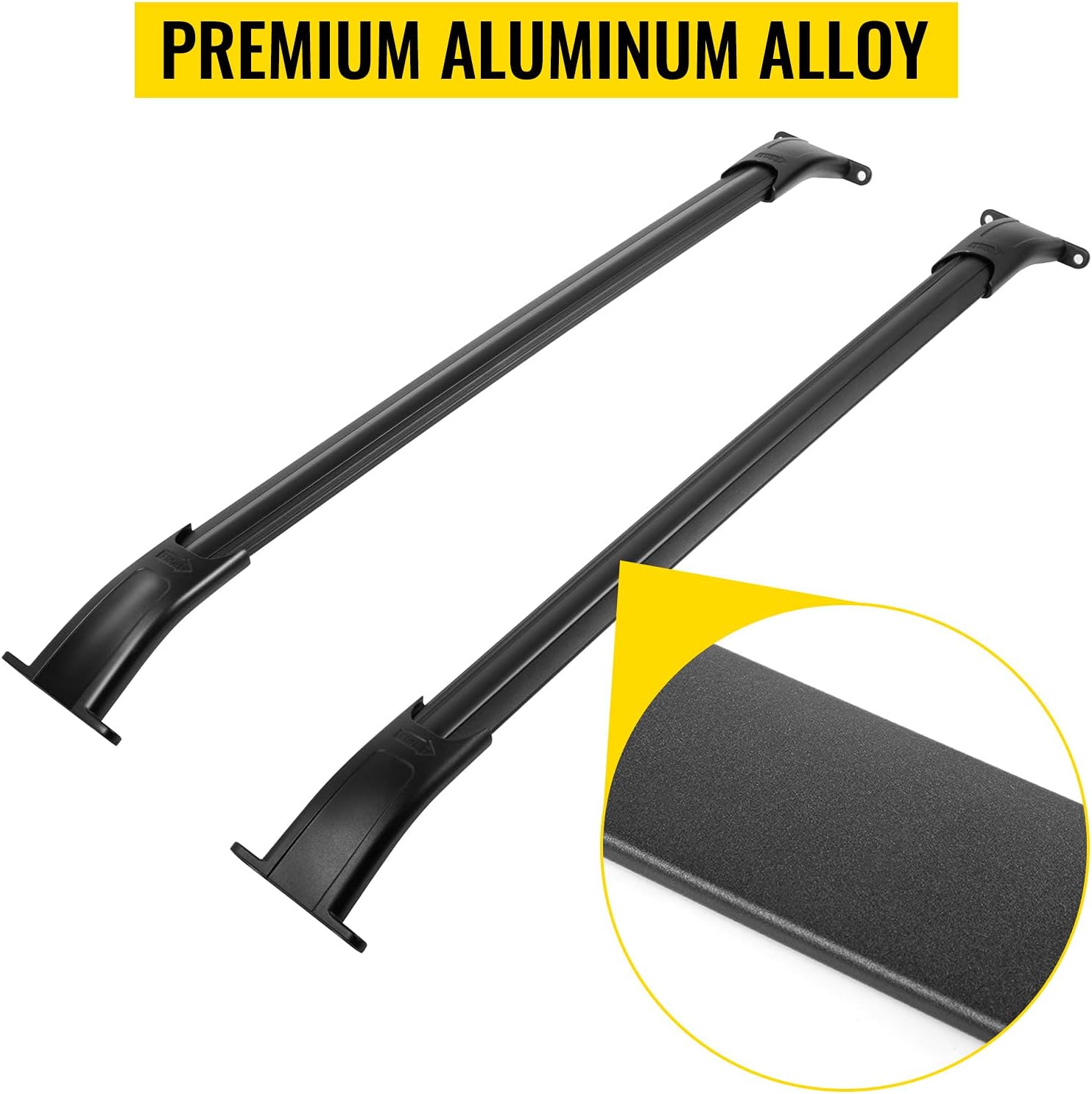 Mophorn Roof Rack Cross Bars Compatible with 2015-2020 Chevrolet Tahoe/Chevrolet Suburban/GMC Yukon/Cadillac Escalade Pack of 2