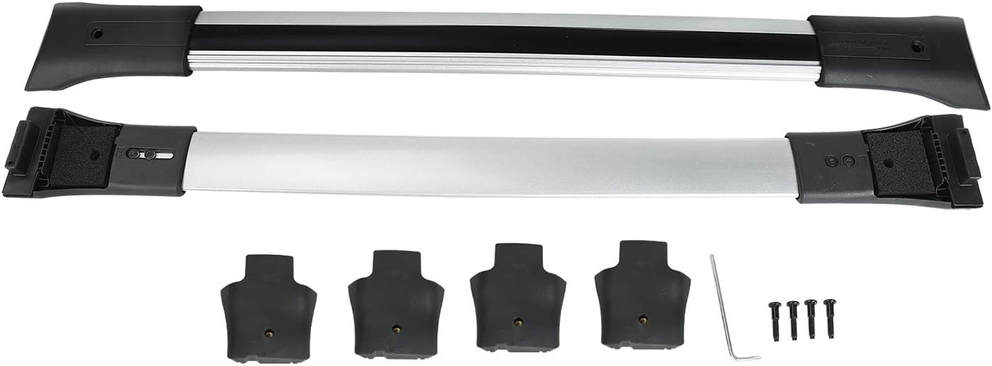 TYFYB Roof Rack Cross Rail Package Silver Compatible with GMC Acadia GM 2010 2011 2012 2013 2014 2015 2016 2017#84130842 19213474