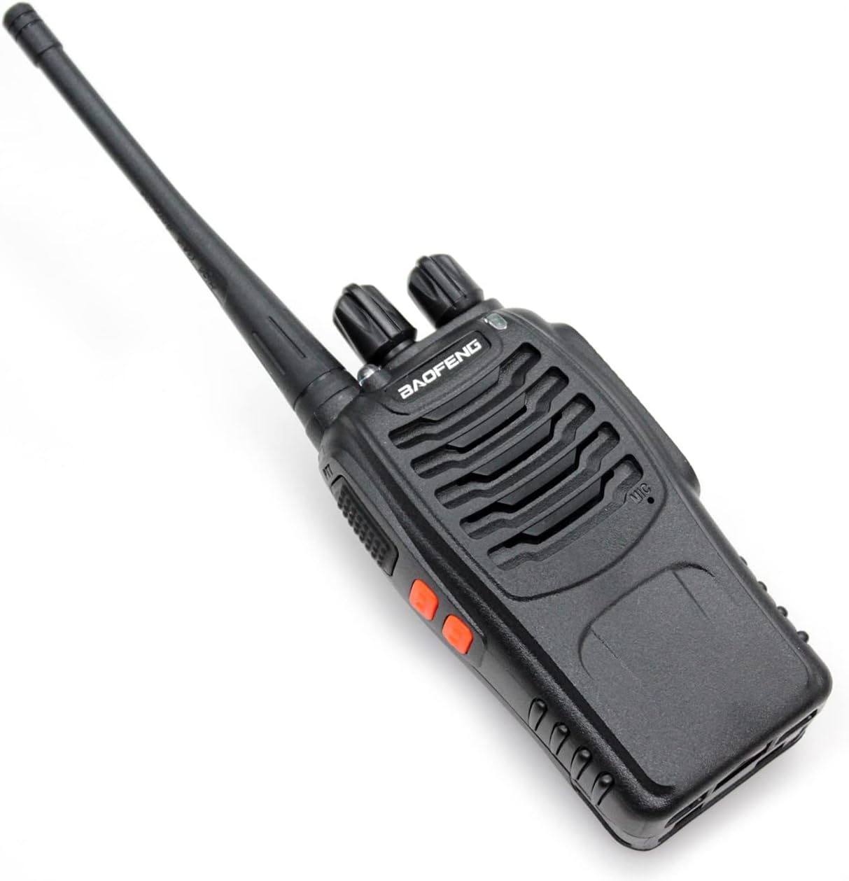 BAOFENG BF-888S Two Way Radio Long Range 16 CH Baofeng Radio and Tenway Covert Air Acoustic Tube Earpiece (Pack of 10)