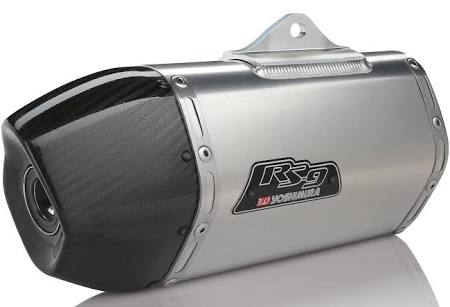 Yoshimura Race Dual RS-9 Slip-On Exhaust Ss-Cf-Cf