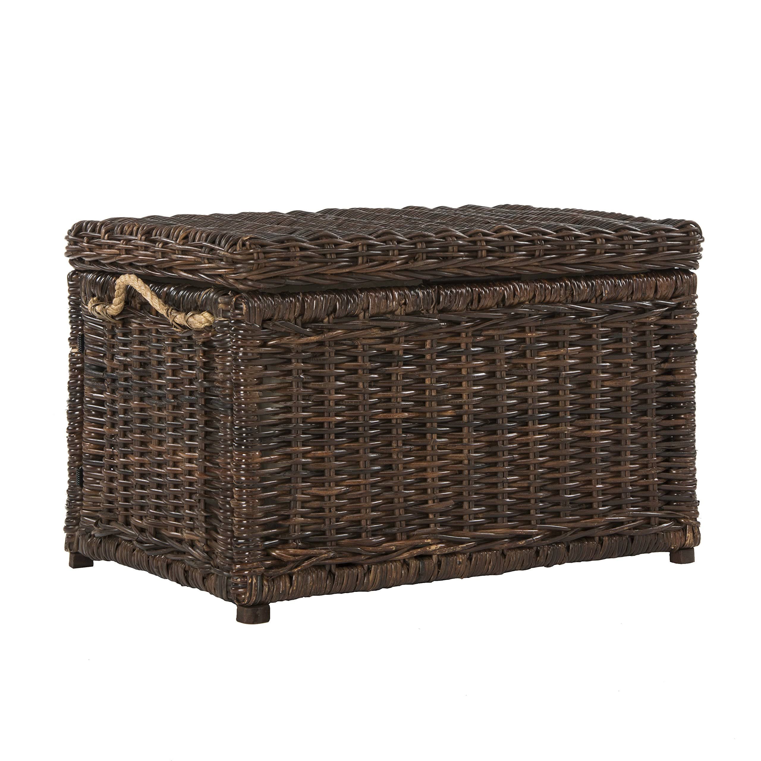 happimess Jacob Wicker Storage Trunk - Brown