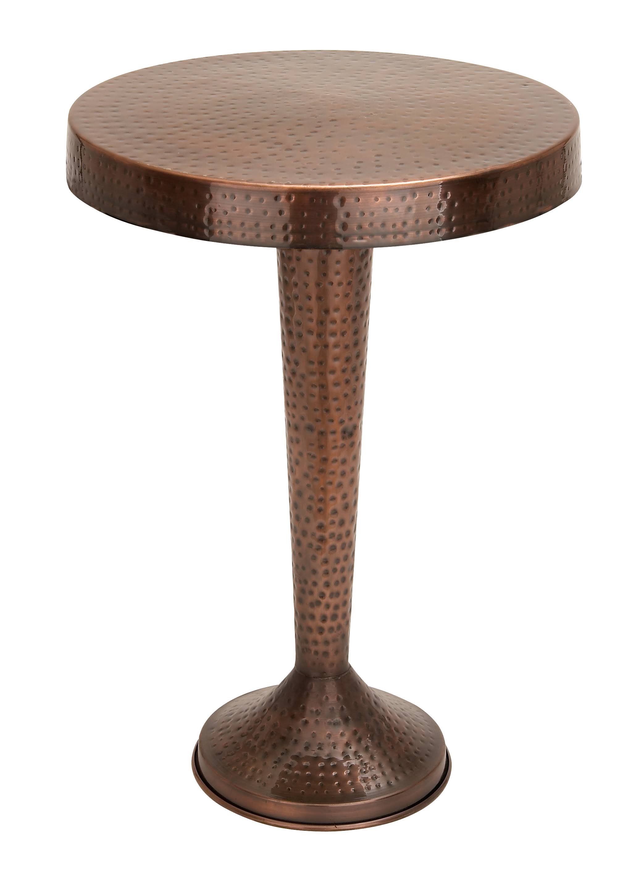 Vintage Inspire Metal Bronze Accent Table