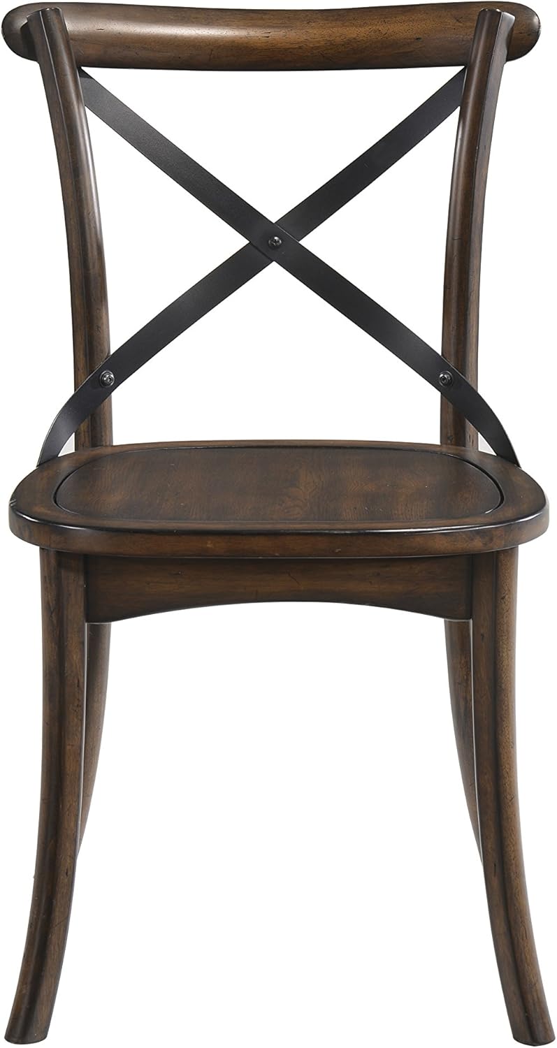 ACME Furniture 73032 Kaelyn Dark Oak Side Chair (Set of 2)