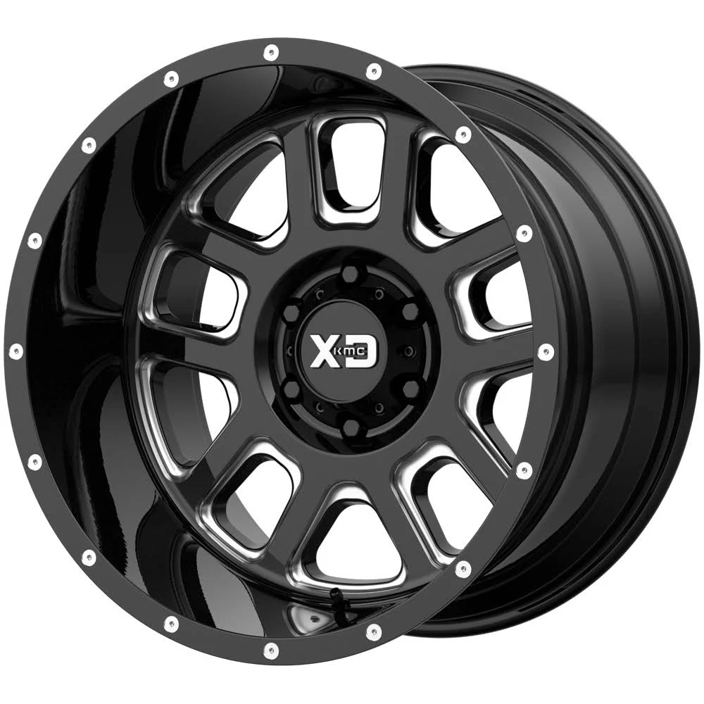 XD Series Xd82821250344n Xd828 Delta Wheel 20x12 5x5x127 -44mm Gloss Black Milled