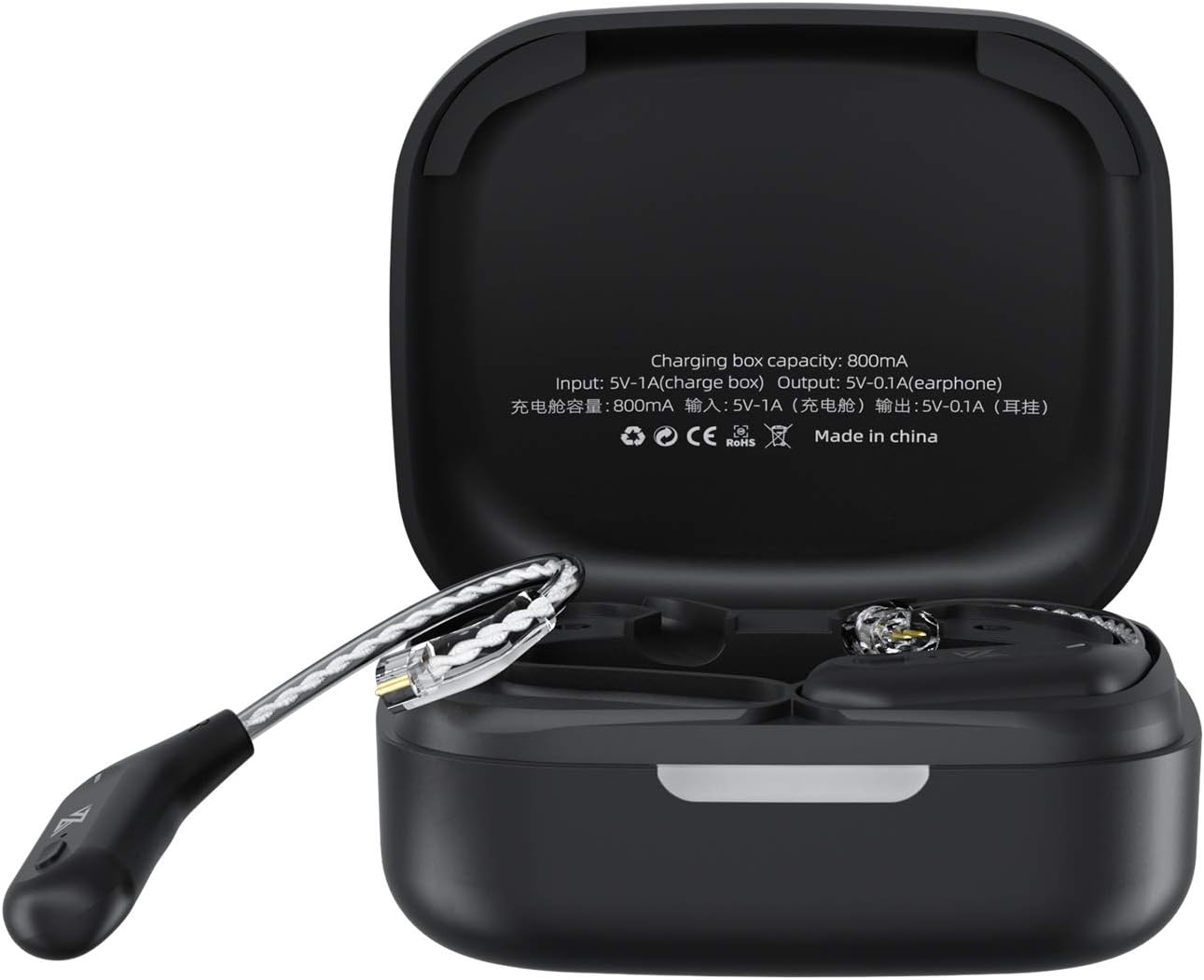 KZ SKS True Wireless TWS Earphones Qualcomm Bluetooth 5.2 Hybrid 1DD+1BA Game Earbuds Touch Control Noise Cancelling Sport Headset(Blue) Pack of 2