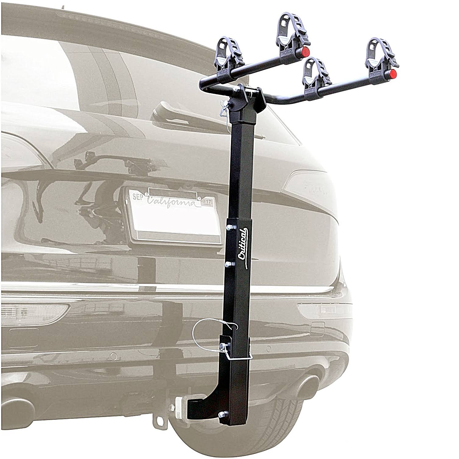 Critical Cycles Lenox 2-Bike Hitch Mount Rack with Receiver, 2x22
