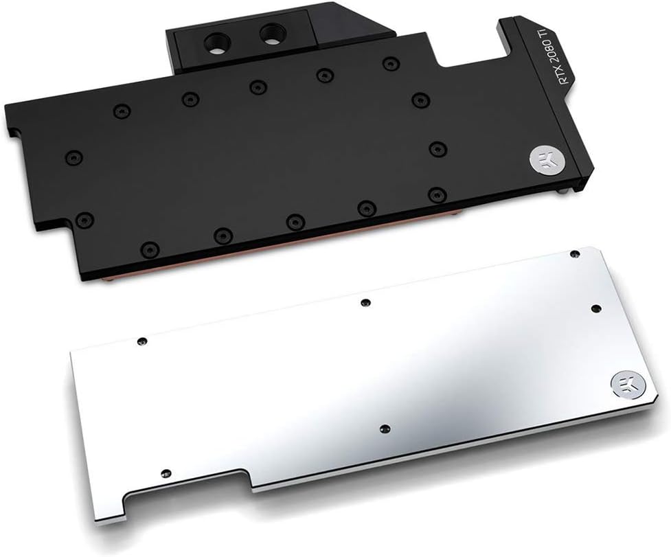 EKWB EK-Vector RTX RE 2080 Ti GPU Waterblock with Nickel Backplate, Copper/Acetal/Nickel