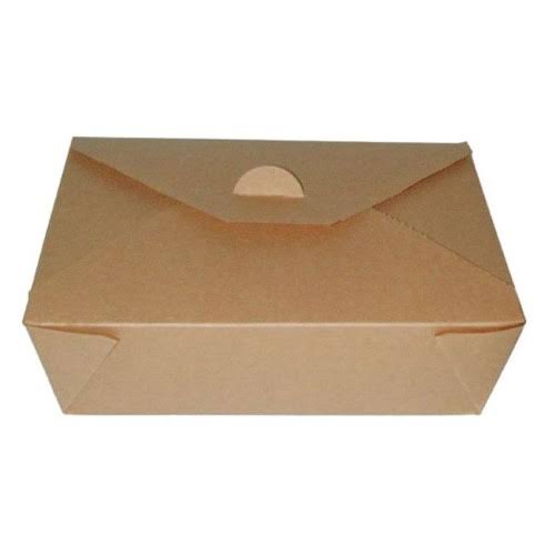 Packnwood 210BIO2K 8.46 x 6.30 x 2.52 in. Brown Meal Box