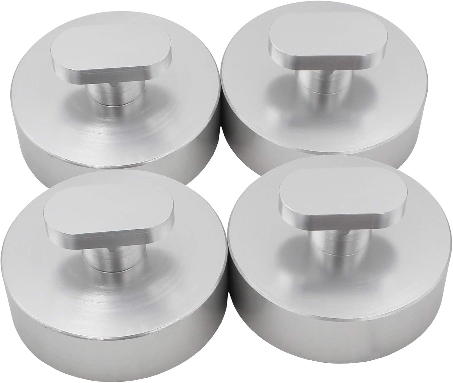 Lifting Jack Pad/Puck Fit for 1997 1998 1999 2000 2001 2002 2003 2004 C5 Z06 and 2005 2006 2007 2008 2009 2010 2011 2012 Standard C6 Coupe and Convertible-Set 4 Billet Aluminum. Pack of 2