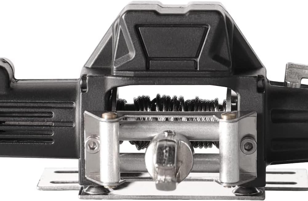NTFHOBBY 1/10 RC Winch, RC Metal Electric Winch for RC Rock Crawler SCX10 D90 TF2 TRX4 Redcat RC Model Vehicle Upgrade Part Accessory, Black with Radio Controller (JST Plug)