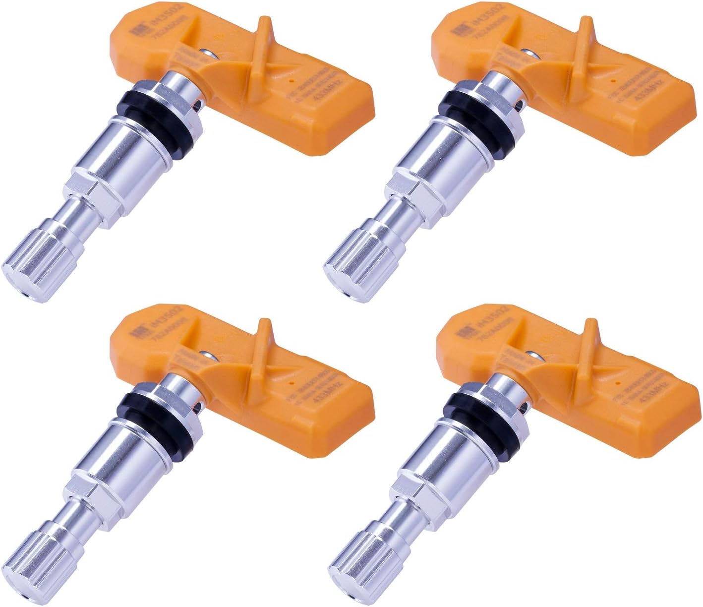 IM-TPMS IM4770 tpms Sensor Compatible for Select Models of Subaru 28103AG00A | 28103FL00A (Black stem, 4)