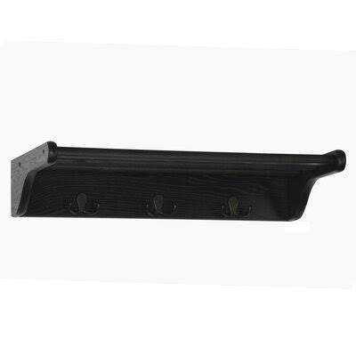 Annafran Wall Mounted Coat Rack Winston Porter Color: Black