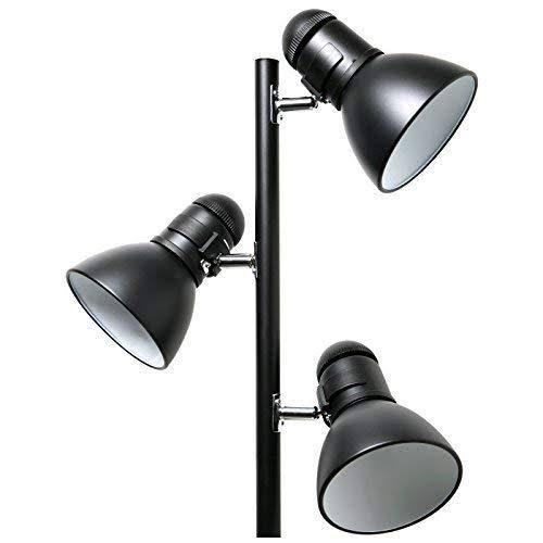 Boston Harbor Tl-tree-134-bk-3l 3 Light Tree Lamp Black