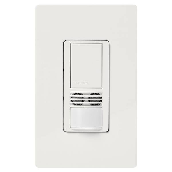 Lutron MS-A102-V-SW Single Circuit Vacancy Sensor, Snow