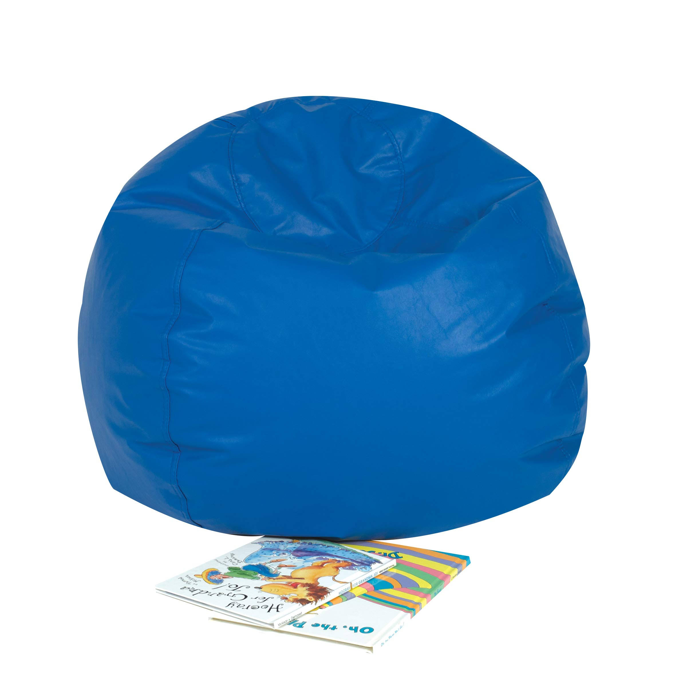 Children&s Factory 26x22 Round Bean Bag - Blue