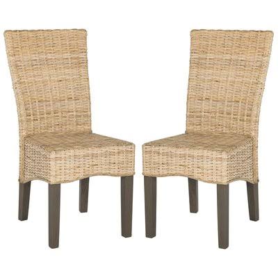 Beachcrest Home Belmoor Rattan Side Chair