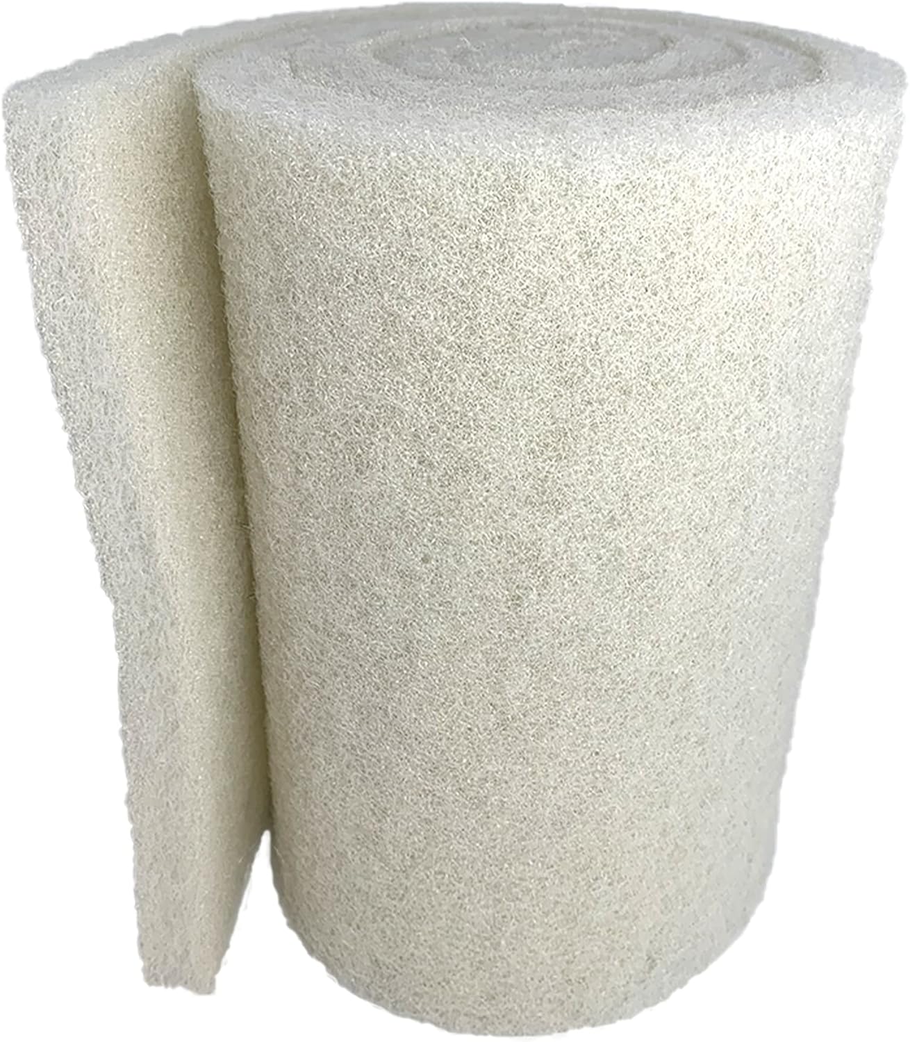Aquatic Experts Classic Koi Pond Filter Pad FINE - White Bulk Roll Pond Filter Media, Ultra-Durable Fish Pond Filter Material USA (12 inches x 72 inches by 3/4 to 1 inch) Pack of 2