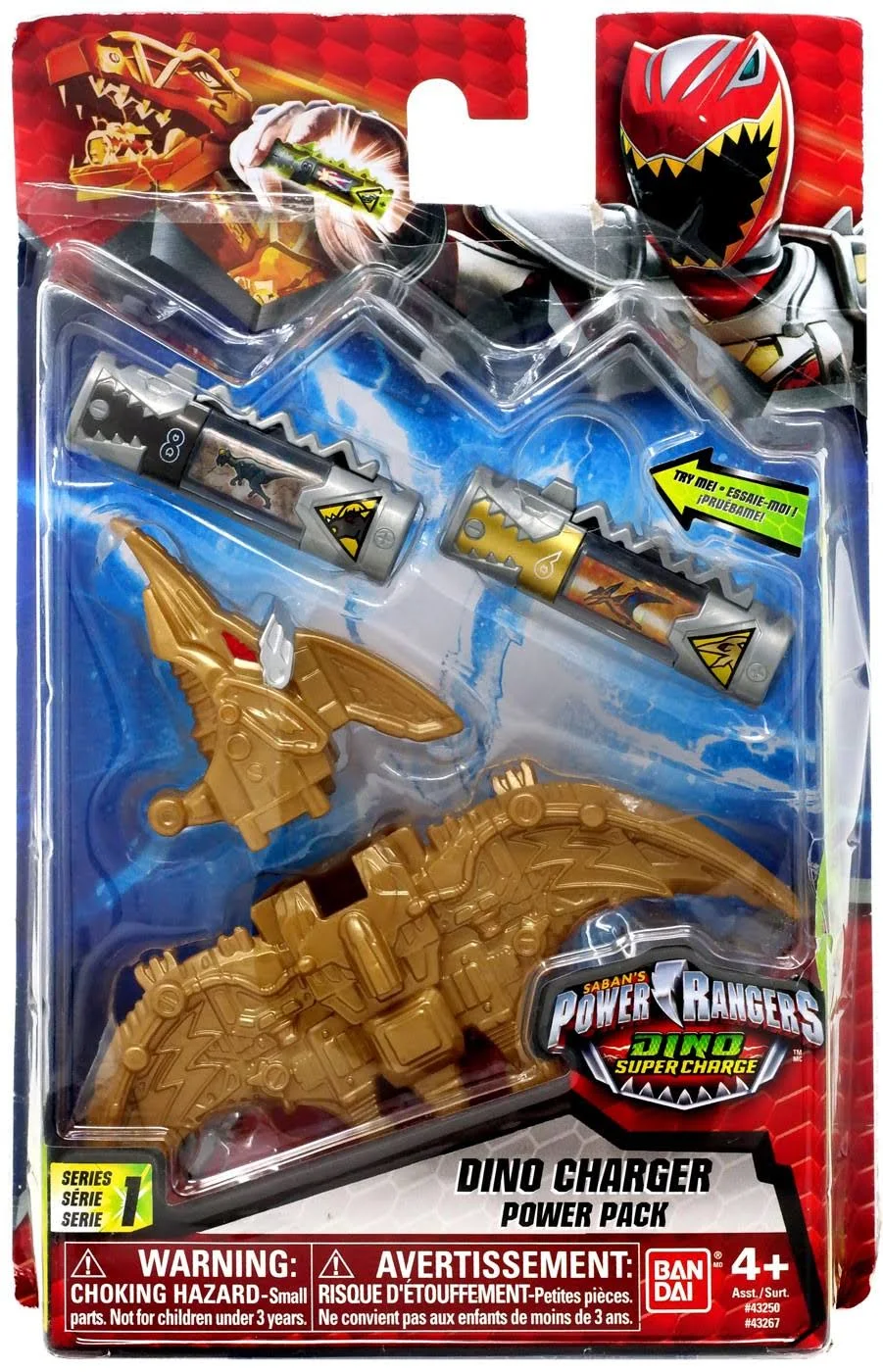 Power Rangers Series 1 Gold Dino Charger Power Pack