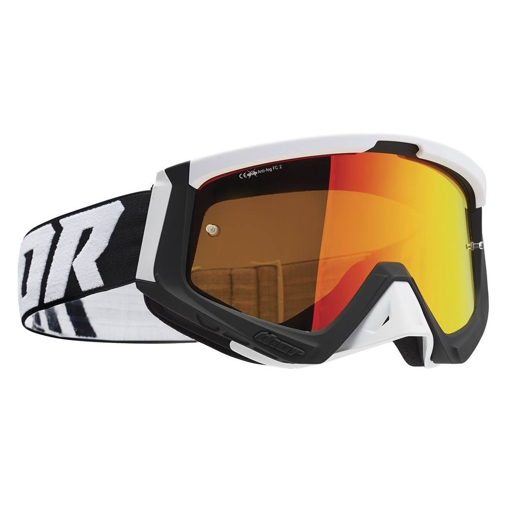 Thor 2021 Sniper Goggle - Black/White 26012716