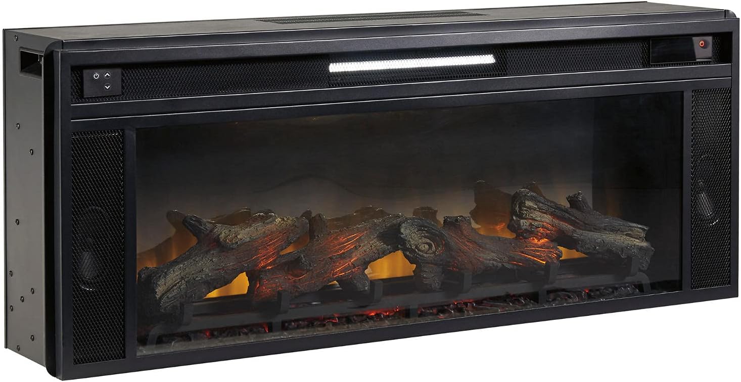 Signature Design by Ashley Entertainment Accessories Large Fireplace Insert Infrared Black