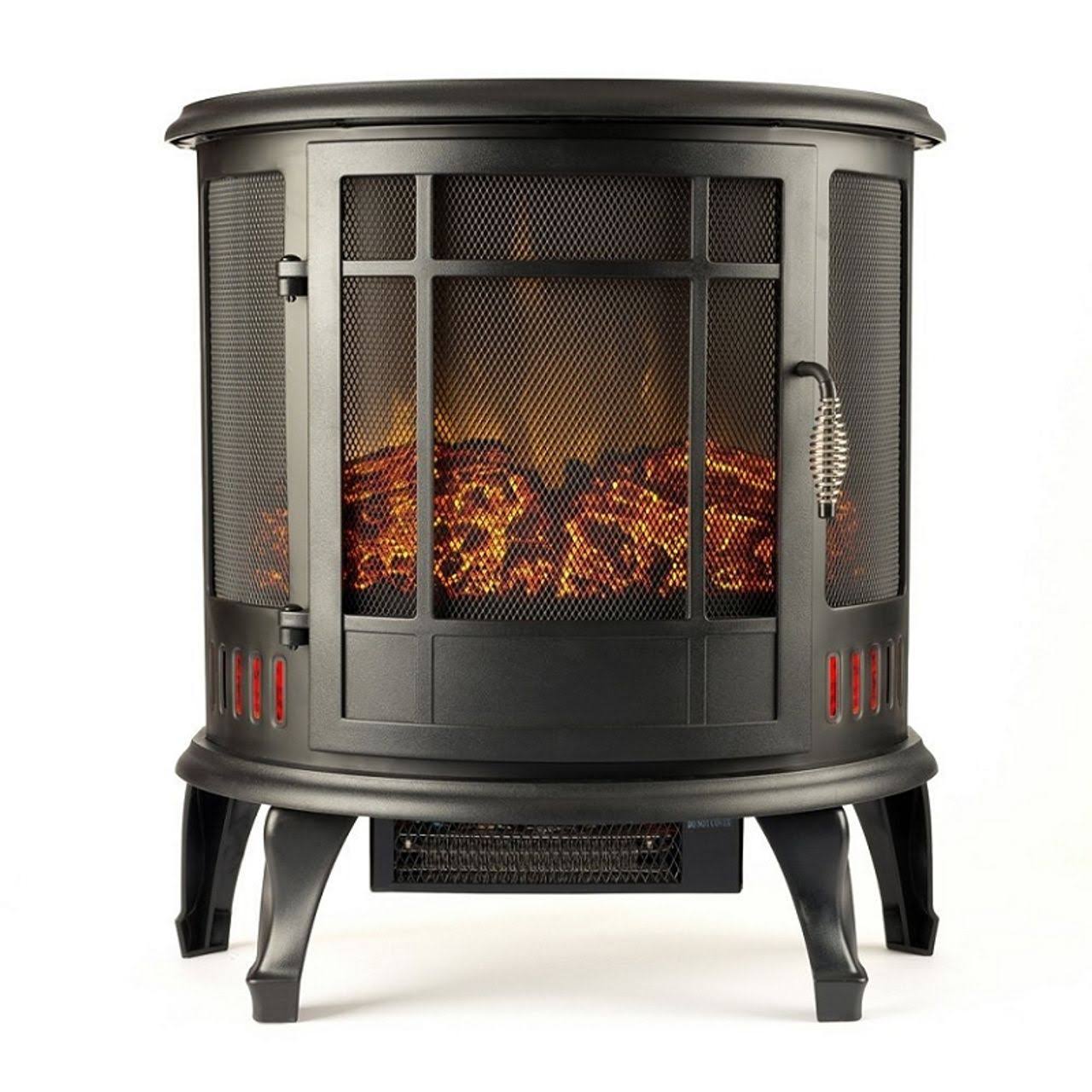 Regal Flame 22x22 Heater Ventless 180 Curved Electric Fireplace Stove