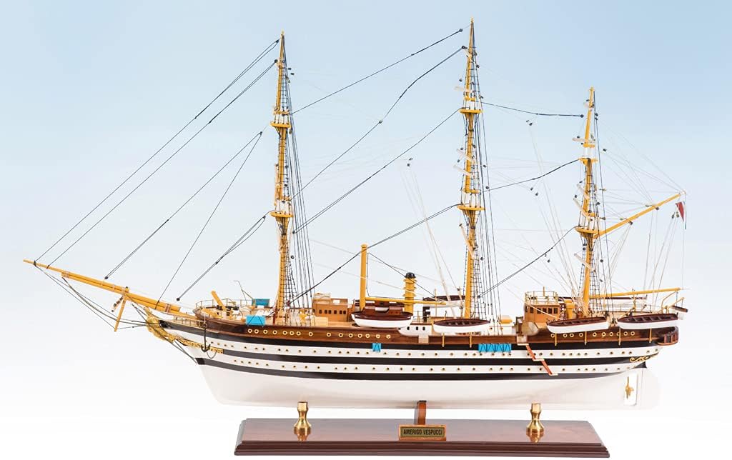 Seacraft Gallery Amerigo Vespucci Wooden Model Ship 34.6