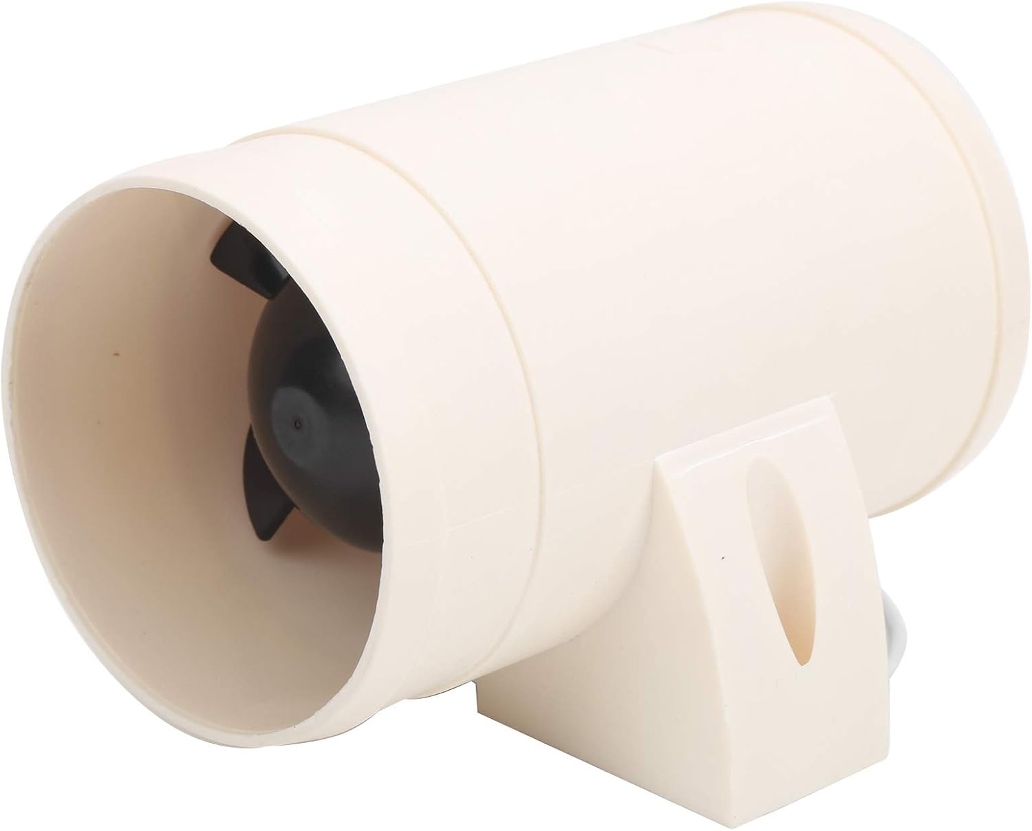 in Line Air Blower, 5 Blades Fan 3in RV Ventilation Fan Low Current Draw 12V ABS for RV for Boat for Yacht