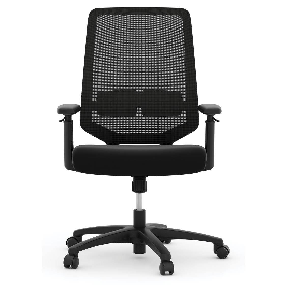 Spartan Mesh Mid Back Task Chair - Premium Office Chairs Black