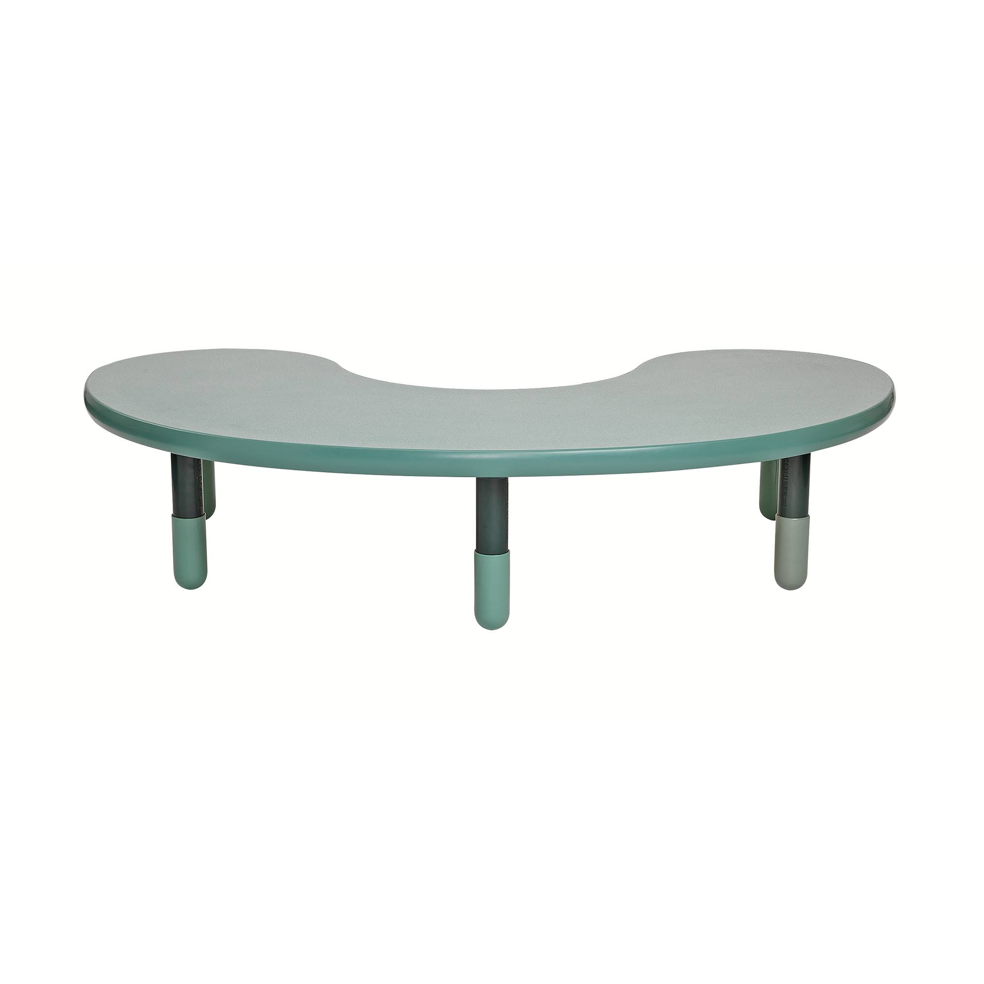 Baseline Teacher/Kidney Table - Teal Green with 14x22 Legs