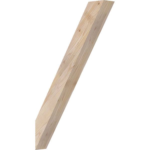 3 1/2x22W x 20x22D x 32x22H Traditional Smooth Brace, Douglas Fir
