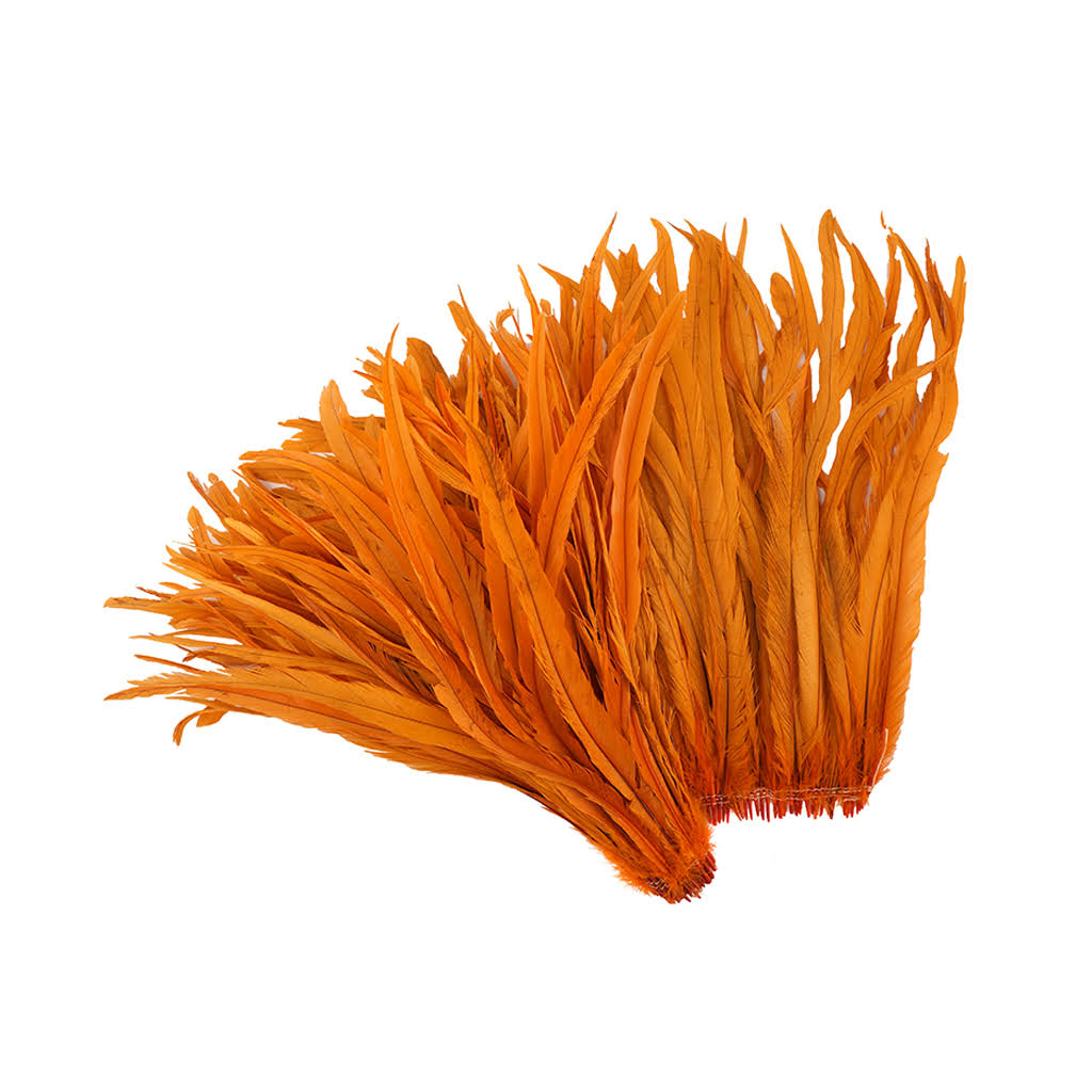 Rooster Coque Tails-Bleach-Dyed - Orange